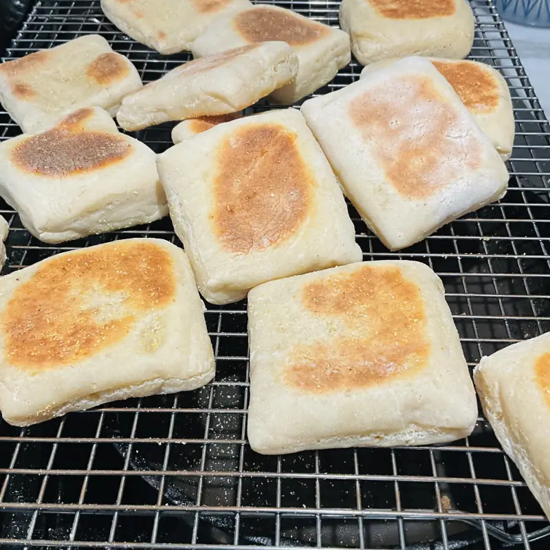 Square English Muffins