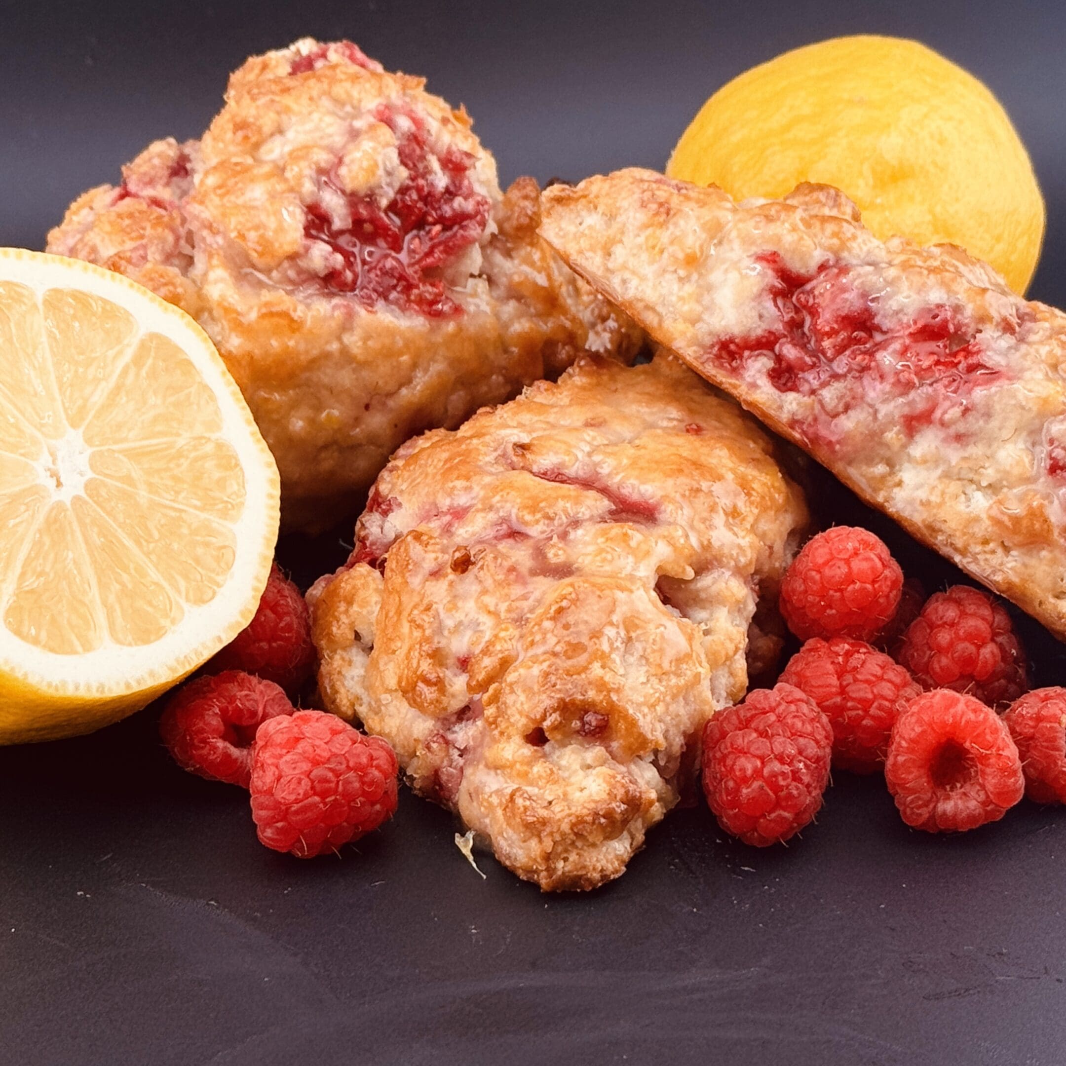 Raspberry Lemonade Scones